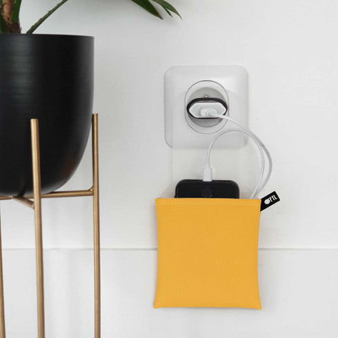 Range-chargeur jaune moutarde · Ofyl · coloris Pamplemousse