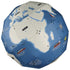 Globe terrestre en papier monté, Afrique et Europe visibles