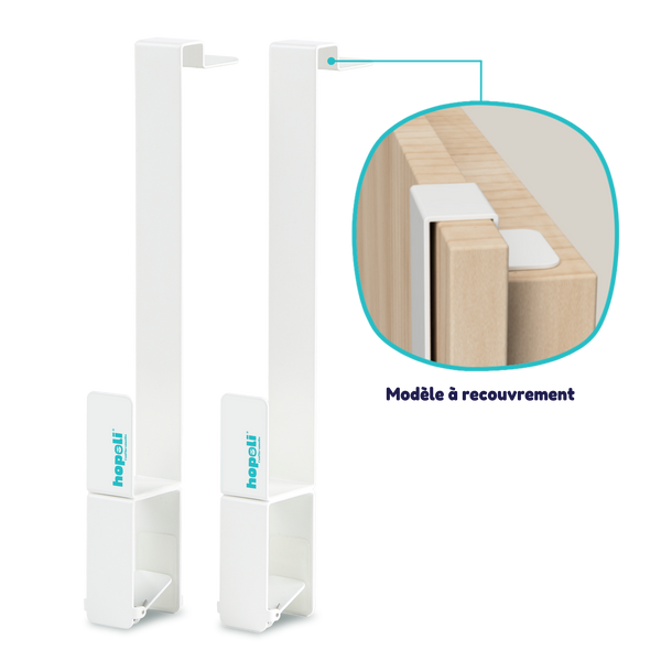 Enfile-couette Hopoli, modèle pour porte à recouvrement