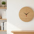 Horloge Austerlitz en bois de chêne - salon français