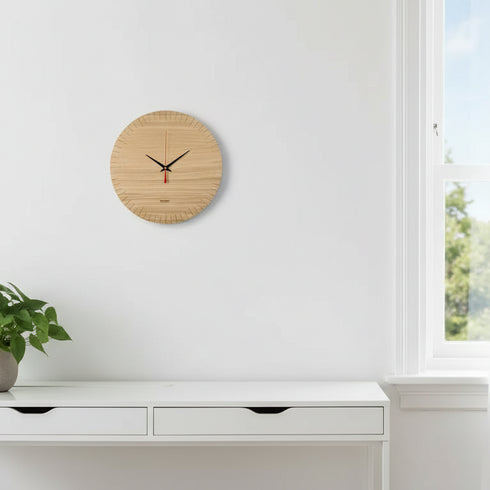 Horloge Austerlitz en bois de chêne - bureau scandinave