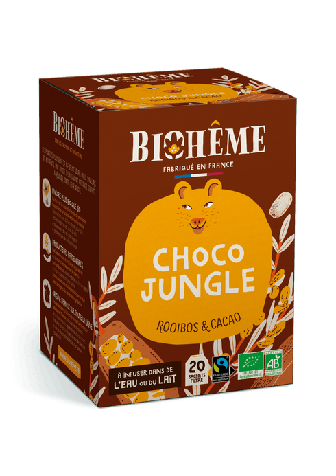 Infusion Choco Jungle Bio – Biohème (20 sachets) - J'achète français - Biohême