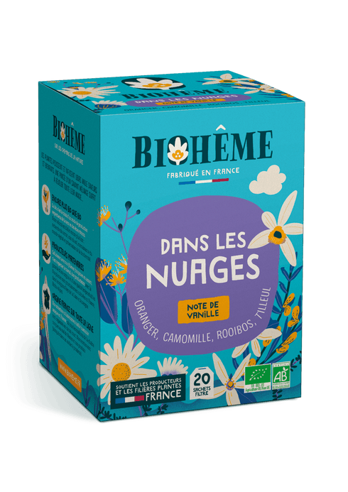 Infusion Dans Les Nuages Bio – Biohème (20 sachets) - J'achète français - Biohême