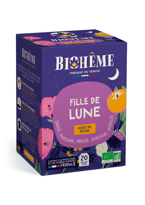 Infusion Fille de Lune Bio – Biohème (20 sachets) - J'achète français - Biohême