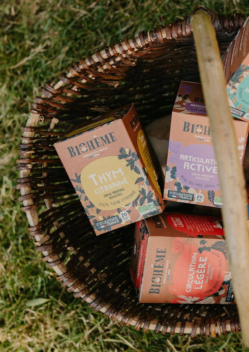 Infusion Thym Citronné Bio – Biohème (20 sachets) - J'achète français - Biohême