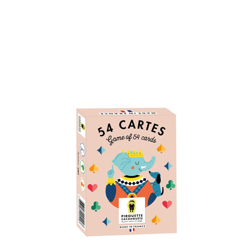 Boîte du jeu de 54 cartes Pirouette Cacahouète
