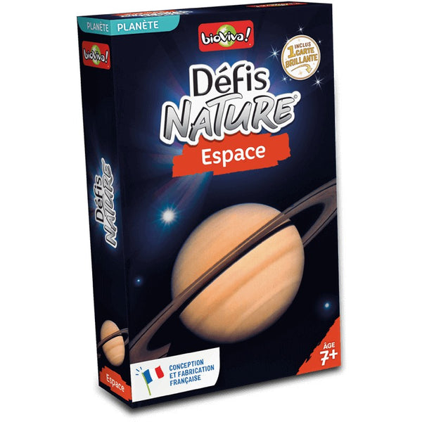 Boîte du jeu de cartes Défis Nature Espace de Bioviva