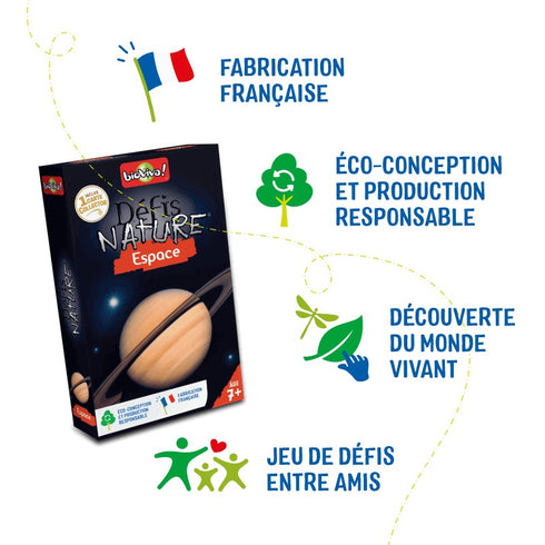 Défis Nature, jeu conçu et fabriqué en France de façon éco-responsable