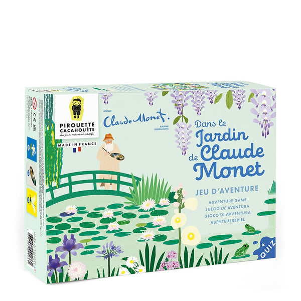 Boîte du jeu Dans le jardin de Claude Monet Pirouette Cacahouète