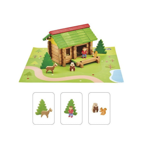 Mon premier chalet en bois 60 pièces - Jeujura