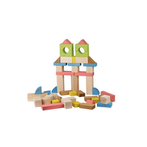 Construire, blocs de construction 50 pièces - Jeujura