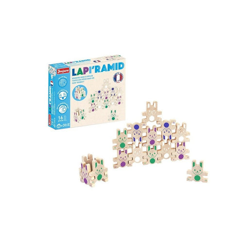 Lapi'ramid, jeu d'équilibre 16 pièces - Jeujura