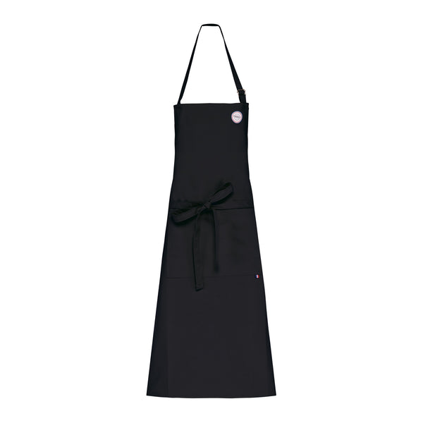 Tablier à bavette noir - Kariban