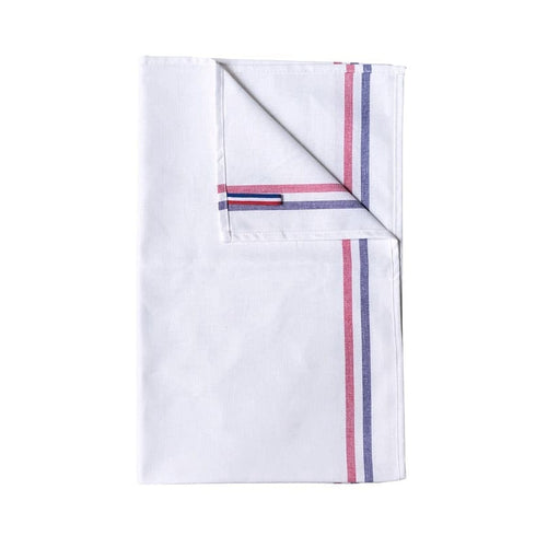 Torchon de cuisine bleu blanc rouge petit modèle - Kariban
