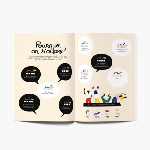 Pages intérieures du livre Entre frères et sœurs de Minus Éditions