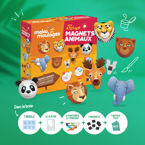 Mon atelier Magnets Animaux · Mako Moulages · visuel du fabricant