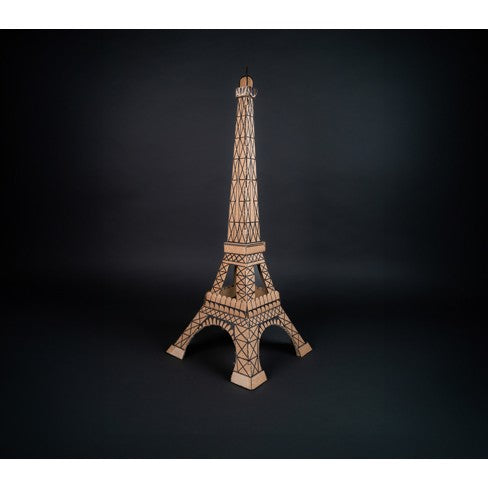 Maquette géante de la tour Eiffel en carton recyclé, 61 cm