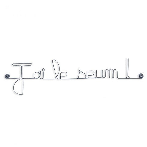 J'ai le seum ! en fil de fer - Bijoux de Mur