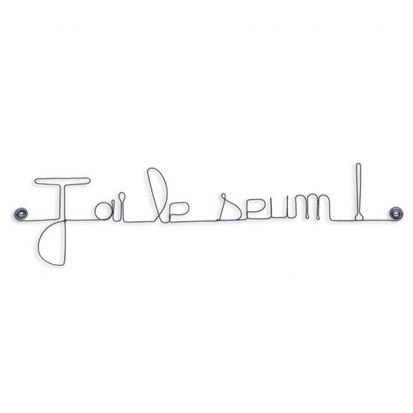 J'ai le seum ! en fil de fer - Bijoux de Mur