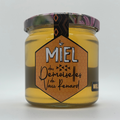 Miel d'Acacia de Lorraine - 500gr - J'achète français - Les Demoiselles de Vau Renard