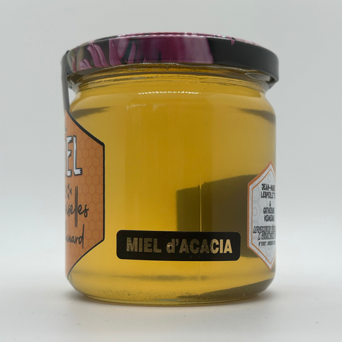 Miel d'Acacia de Lorraine - 500gr - J'achète français - Les Demoiselles de Vau Renard