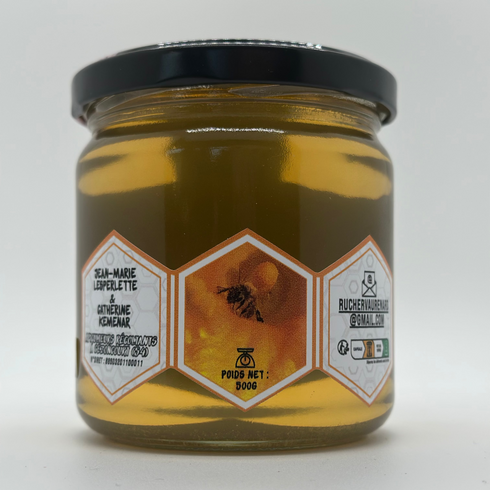 Miel d'Acacia de Lorraine - 500gr - J'achète français - Les Demoiselles de Vau Renard