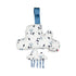 Mini nuage musical Billie de Mellipou, petites fleurs bleues