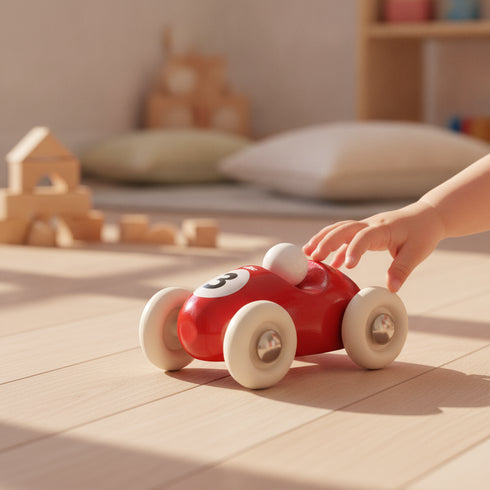 Mini roadster - Rouge en situation