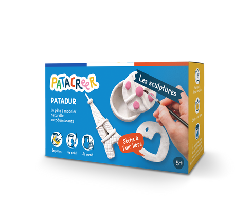 Boîte Mes sculptures 2 × 80 g - Patacreer