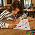 Enfant coloriant la pochette en tissu du pochon Zéro Ennui