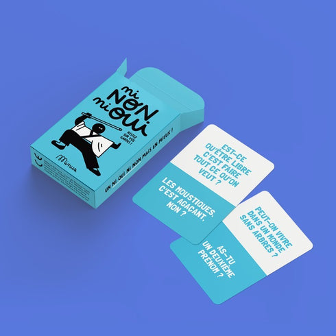 Cartes du mini jeu Ni non ni oui de Minus