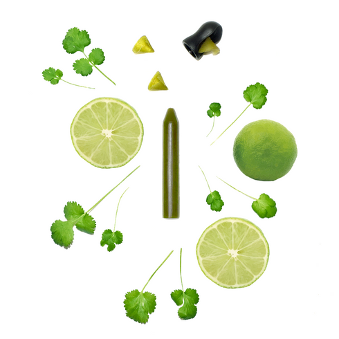 OCNI - Crayon assaisonnement Coriandre & Citron Vert biologique avec taille-crayon fabriqué en France