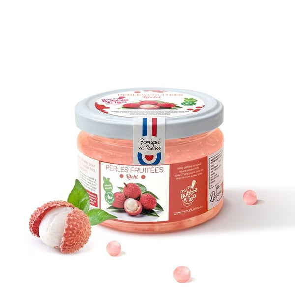 Pot de perles fruitées Litchi My Bubble Tea, 240 g