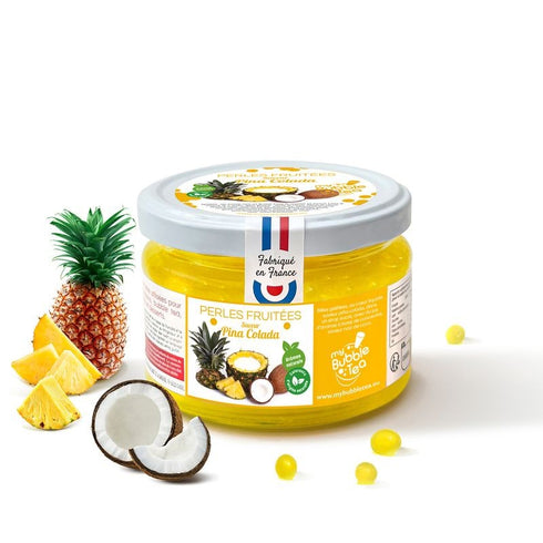 Pot de perles fruitées Piña colada My Bubble Tea, 240 g