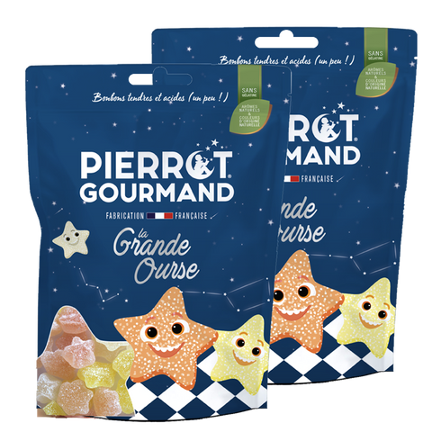 Sachet de bonbons La Grande Ourse, confiserie fabriquée en Corrèze