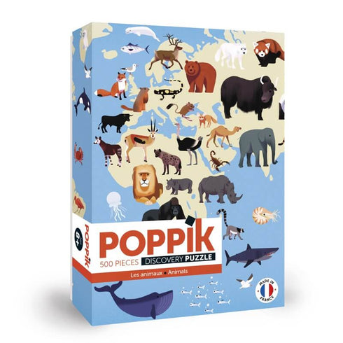 Puzzle Les Animaux 500 pièces - Poppik, imprimé en France