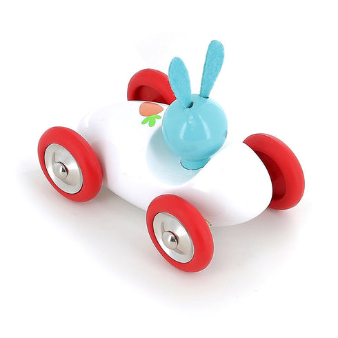 Voiture en bois Boizoos Raoul le lapin - Vilac, fabriqué en France