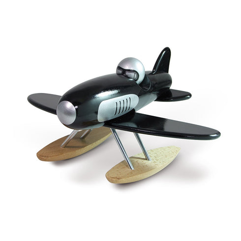 Hydravion noir en bois - Vilac, fabriqué en France