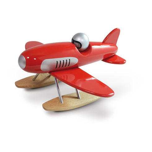 Hydravion rouge en bois - Vilac, fabriqué en France