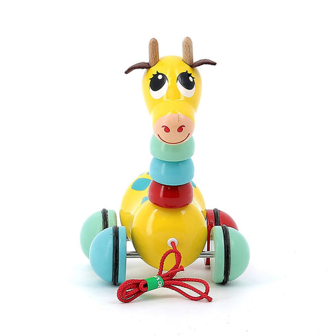Jouet à tirer Flip Flap la girafe - Vilac, fabriqué en France