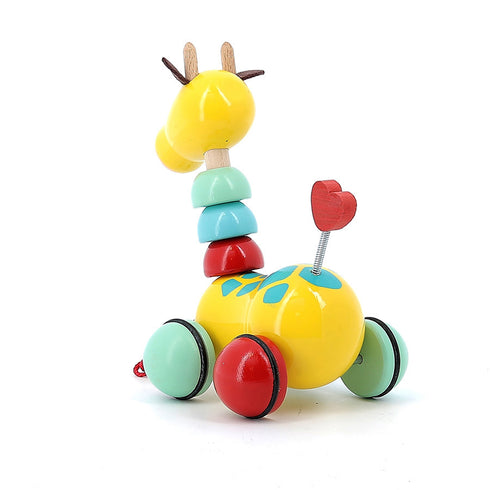 Jouet à tirer Flip Flap la girafe - Vilac, fabriqué en France