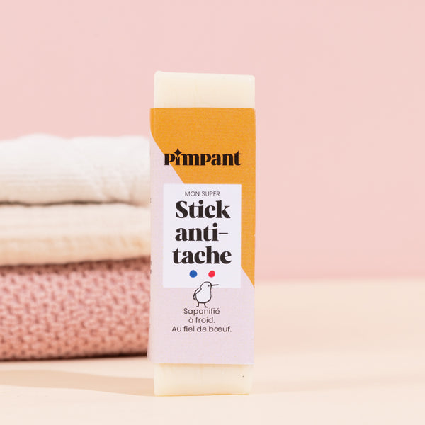 Savon Détachant au Fiel de Bœuf – Pimpant (Stick Anti-Taches) - J'achète français - PIMPANT