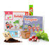 Coffret semis de radis Botaki : pots, graines, terreau et carnet