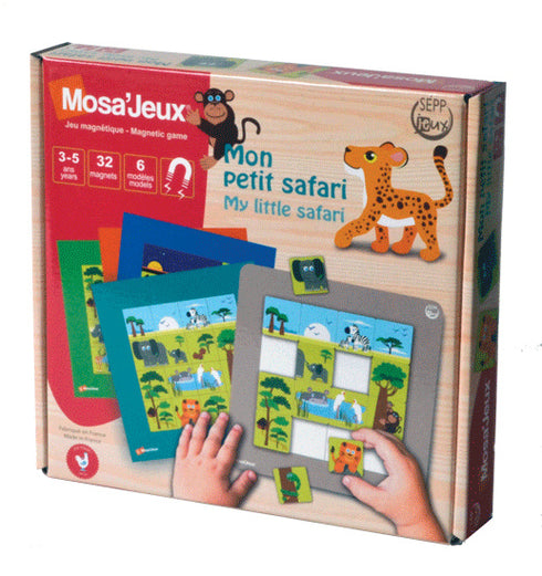 Mosa'Jeux Mon Petit Safari - SEPP Jeux - jeu magnétique éducatif et créatif fabriqué en France SEPP Jeux