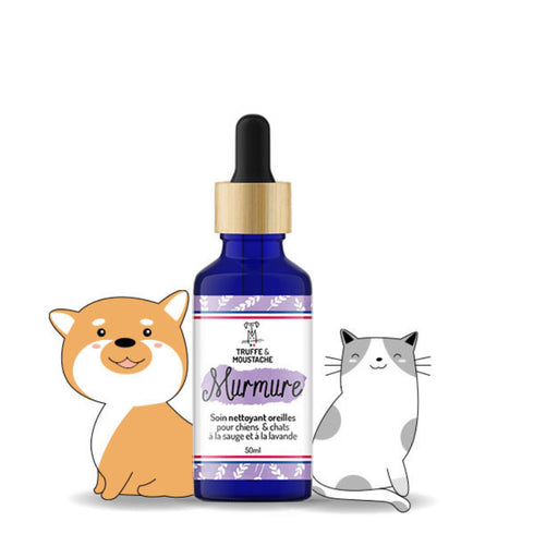 Soin Nettoyant Oreilles Chien & Chat – Murmure – Truffe & Moustache - J'achète français - Truffe & Moustache
