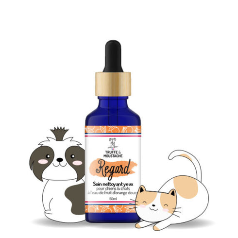 Soin Nettoyant Yeux Chien & Chat – Regard – Truffe & Moustache - J'achète français - Truffe & Moustache