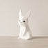 Veilleuse lapin Poka en papier Moki Moki, éteinte, papier blanc