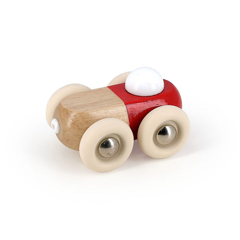 Voiture en bois Moit-moit petit modèle rouge - Vilac, jouet en bois fabriqué dans le Jura
