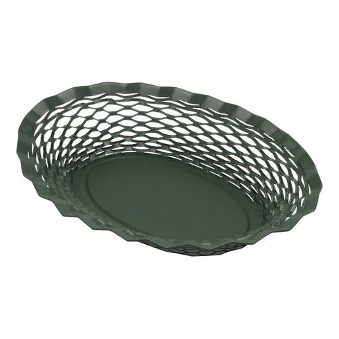 Corbeille à pain ovale petit modèle vert sapin