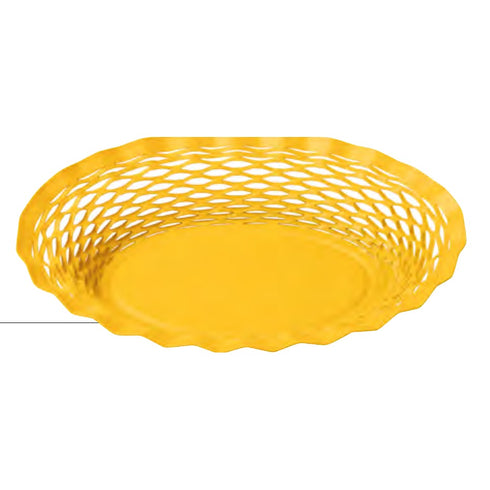 Corbeille à pain ovale petit modèle jaune pollen